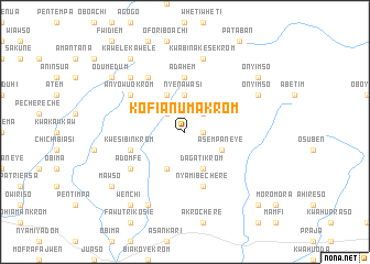 map of Kofianumakrom