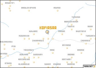 map of Kofiasaa