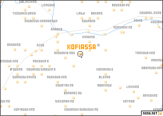 map of Kofiassa