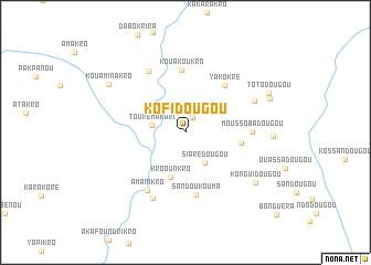 map of Kofidougou