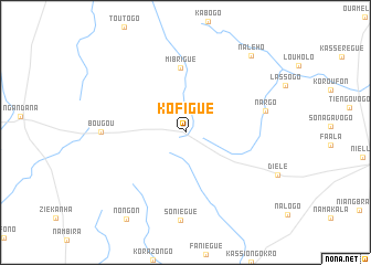 map of Kofigué