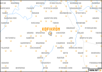 map of Kofikrom
