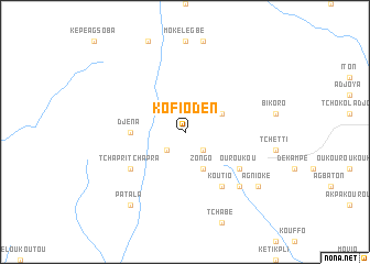 map of Kofioden