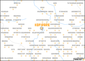 map of Kofi Pare