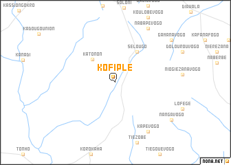 map of Kofiplé