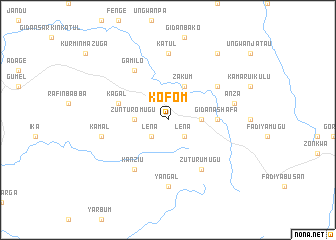 map of Kofom