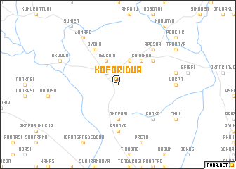 map of Koforidua