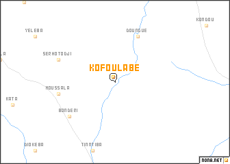 map of Kofoulabé
