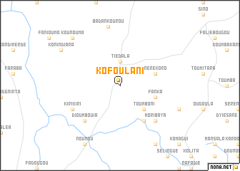 map of Kofoulani