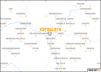 map of Kofoulaté