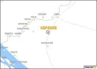 map of Kofouno