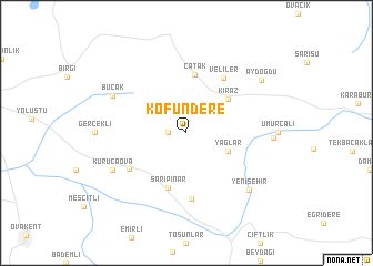 map of Köfündere