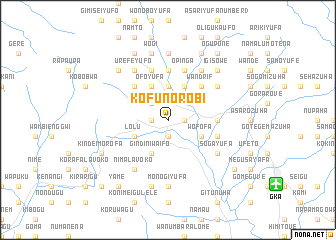 map of Kofunorobi