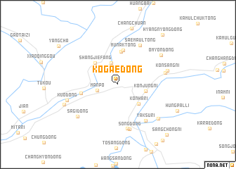 map of Kogae-dong