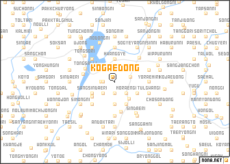 map of Kogae-dong