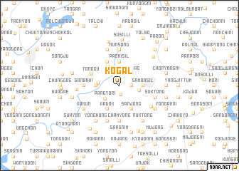 map of Kogal