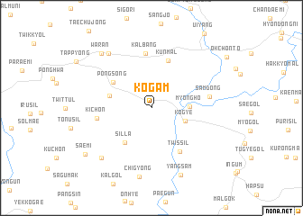 map of Kogam