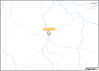 map of Kogan