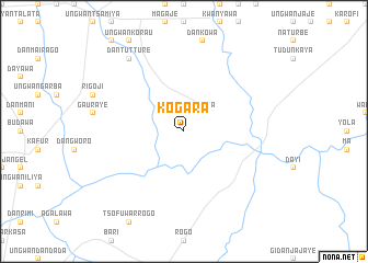 map of Kogara