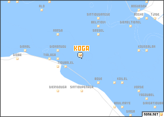 map of Koga