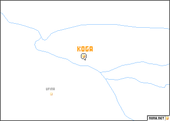 map of Koga