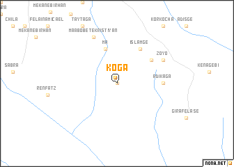 map of Kʼoga