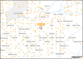 map of Koga