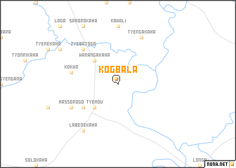 map of Kogbala