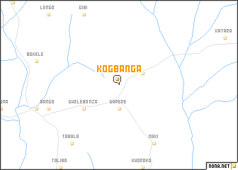 map of Kogbanga