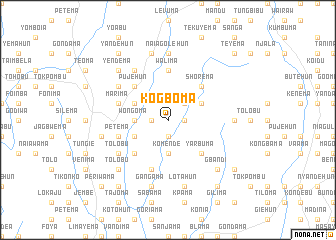 map of Kogboma