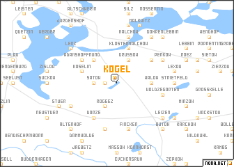 map of Kogel