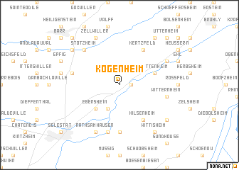 map of Kogenheim