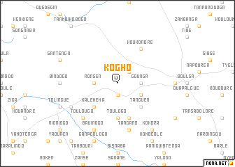 map of Kogho