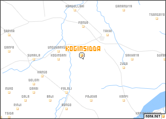 map of Kogin Sidda
