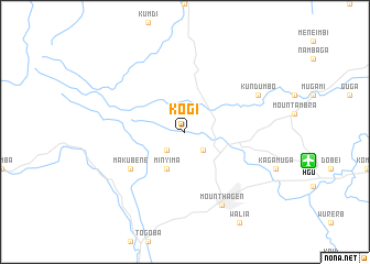 map of Kogi