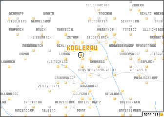 map of Koglerau