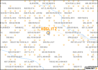 map of Köglitz