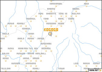 map of Kogoga