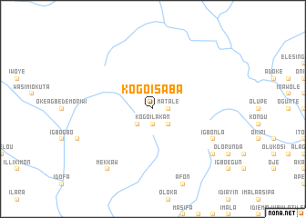 map of Kogo Isaba