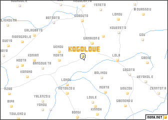 map of Kogoloué