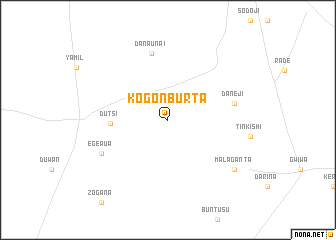 map of Kogonburta