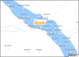 map of Kogonè