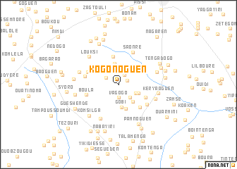 map of Kogonoguen