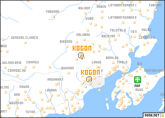 map of Kogon