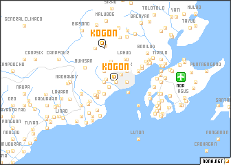 map of Kogon