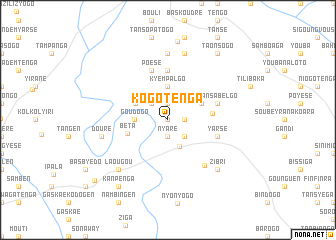 map of Kogotenga