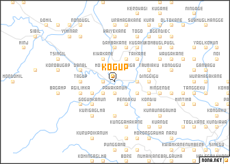 map of Kogup