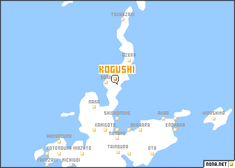 map of Kogushi