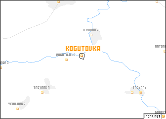 map of Kogutovka