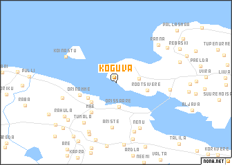 map of Koguva